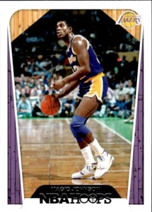 Tarjeta de baloncesto 2018 Hoops Magic Johnson #283 Los Angeles Lakers - Imagen 1 de 2