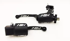 ASV F3 Black Brake + Clutch Levers Kit Hot Start Pair Pack YZ 400F 426F 96-00 - Picture 1 of 5
