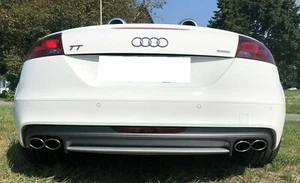 Sportauspuff Endschalldämpfer für Audi TT 8J 2006-2014 TTS Look 95x65mm ABE - Afbeelding 1 van 5
