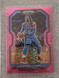 2020-21 Panini Prizm Pink Pulsar Prizm 37/42 Steven Adams #110 OKC Thunder - Picture 1 of 2