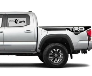 Lines Theme TRD BedSide Side Vinyl Stickers Decal fit to Tacoma - Imagen 1 de 2