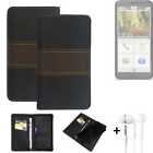 Phone Case + earphones for Emporia Smart.3 Wallet Cover Bookstyle protective