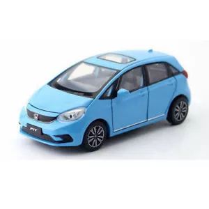 4-Door Honda Fit Model Car 1:32 Diecast Toy Cars Metal Vehicle Light Sound Blue - Picture 1 of 11
