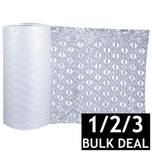 1/2/3 x Bubble Wrap Air Sheet Void Fill Protection Protective Cushion Roll 500m - Picture 1 of 15