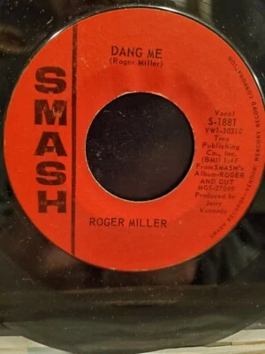 ROGER MILLER 7" 45 RPM "Dang Me" & "Got 2 Again" VG condition - Image 1 of 4