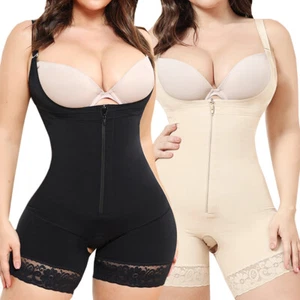 Women Tummy Control BBL Fajas Colombianas Postpartum Full Body Shaper Shapewear  - Picture 1 of 27