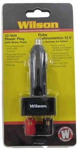 Enchufe de alimentación para encendedor de cigarrillos Wilson 30512VPP 12V con 2 postes de unión - Imagen 1 de 7