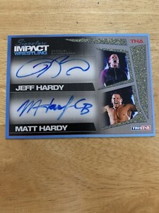 2011 TriStar TNA Wrestling Signature Impact GOLD Matt Hardy/Jeff Hardy Auto /25