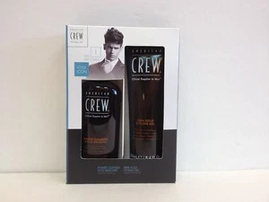 AMERICAN CREW POWER CLEANSER DAILY SHAMPOO & FIRM HOLD STYLING GEL SET - Picture 1 of 1