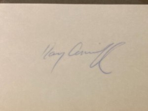Ray Conniff Signed Card and Picture Included