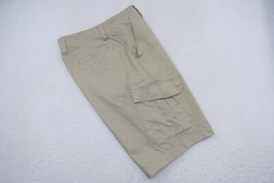 Pantalones Cortos Carga Marmot Beige Mezcla Algodón Frente Plano Senderismo Camping Hombres 32 x 12" Foto 1 de 4