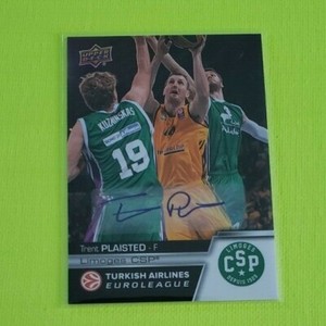 2015-16 Upper Deck Turkish Airlines Euroleague Autographs #E91 Trent Plaisted