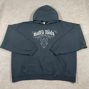 Matco Tools Pullover Hoodie Herren XXL Faded Black Distressed Grafik Y2K Grunge - Bild 1 von 12