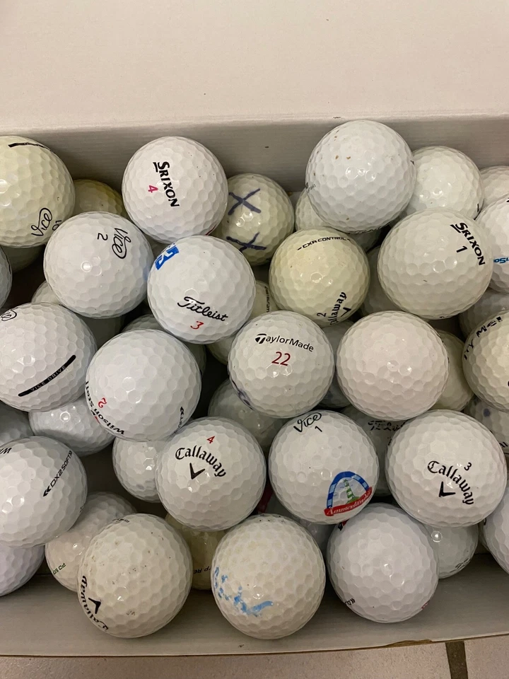 50 GOLFBÄLLE PREMIUM MARKEN MIX LAKEBALLS / Top - QUALITÄT AAA Titleist Callaway - Bild 1 von 1