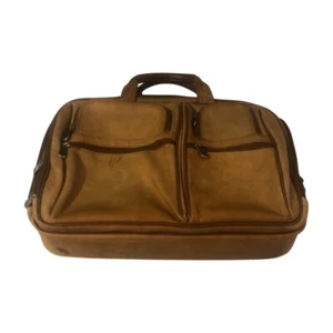Vintage Heritage braune Leder-Aktentasche Kuriertasche Laptop ohne Schultergurt - Bild 1 von 6