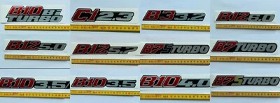 BMW Alpina Gel Silicona Cúpula Insignia Calcomanía Emblema Maletero Foto 1 de 4