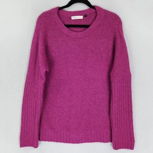 Sleeping On Snow Sweater Women Small Pink Anthropologie Wool Alpaca Blend Casual - Picture 1 of 13
