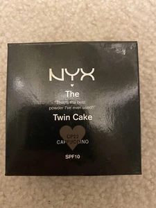 NYX ~ THE TWIN CAKE Foundation POWDER CP11 Cappuccino  (.39 oz.)  New in box - Picture 1 of 2