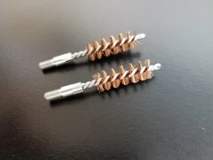 9 MM PISTOLENPISTOLE BÜRSTE BRONZ DRAHT 2 PRO TASCHE - Bild 1 von 3