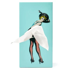 Tissue-Up Girl Tissue Dispenser Box | Mint - Picture 1 of 2