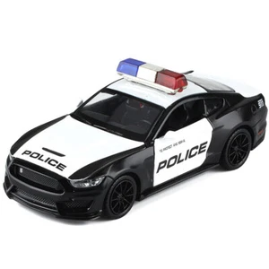 1:32 Ford Mustang Shelby GT350 Police Car Model Diecast Toy Cars Gifts for Kids - Picture 1 of 9