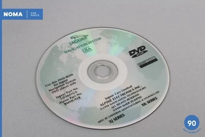 00-03 Jaguar XJ8 XJR VDP X308 NAV Navigation System Disc DVD Alpine USA OEM - Image 1 of 4