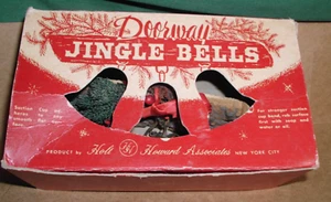 VINTAGE 50er JAHRE HOLT-HOWARD DOORWAY JINGLE BELLS MIT OVP - Bild 1 von 8