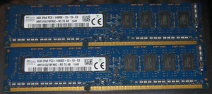 16GB KIT HYNIX DDR3 RAM 1866MHz PC3-14900E 240-pol. CL13 HMT41GU7BFR8C-RD ECC - Picture 1 of 1