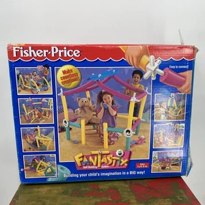 Vintage Fisher Price Fantastix Soft Building System 1996, Originalkarton - Bild 1 von 11