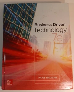 Hardcover Business Driven Technology by Paige Baltzan 2017 Used Good Condition - Foto 1 di 1