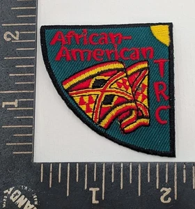 African-American TRC Patch Ethnic Textile Motif Heritage Triangle Emblem - Picture 1 of 2