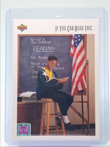 MICHAEL JORDAN 1991-92 UPPER DECK NBA STAY IN SCHOOL BASKETBALL C Q4854 - Picture 1 of 2