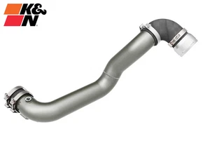 K&N Gunmetal Gray Aluminum Charge Pipe For 2015-2025 Ford F-150/Raptor 3.5L - Foto 1 di 13