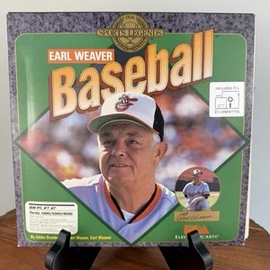 Earl Weaver Baseball Game, Commodore Tandy IBM PC Electronic Arts, 1987 Complete - Picture 1 of 16