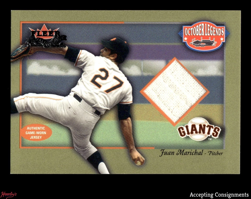 2002 Fleer Fall Classics October Legends Game Used Juan Marichal JERSEY GIANTS - Image 1 of 2