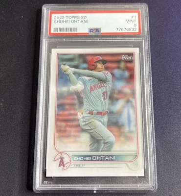 2022 Topps 3D Shohei Ohtani #1 PSA 9 Mint Angels Dodgers RARE MVP? - Image 1 of 3