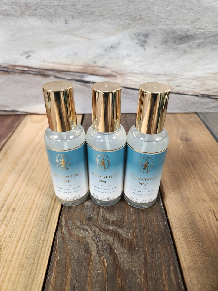 3Pk Bath & Body Works эфирное масло эвкалипта и сосны духи туман 5,85 унций новый - Изображение 1 из 1