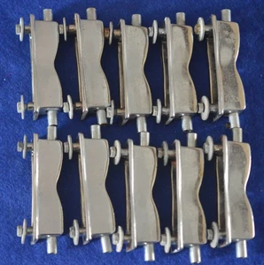 Ludwig WFL Bowtie Snare/Bass Drum Lugs 10pcs - Picture 1 of 2