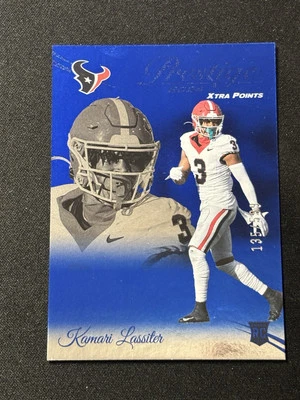 2024 Panini Prestige Xtra Points Blue Kamari Lassiter #/599 #327 - Image 1 of 2