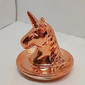 Einhorn Ring Halter Rosegold Farbe Schmuck Pferd Schmuck - Bild 1 von 5
