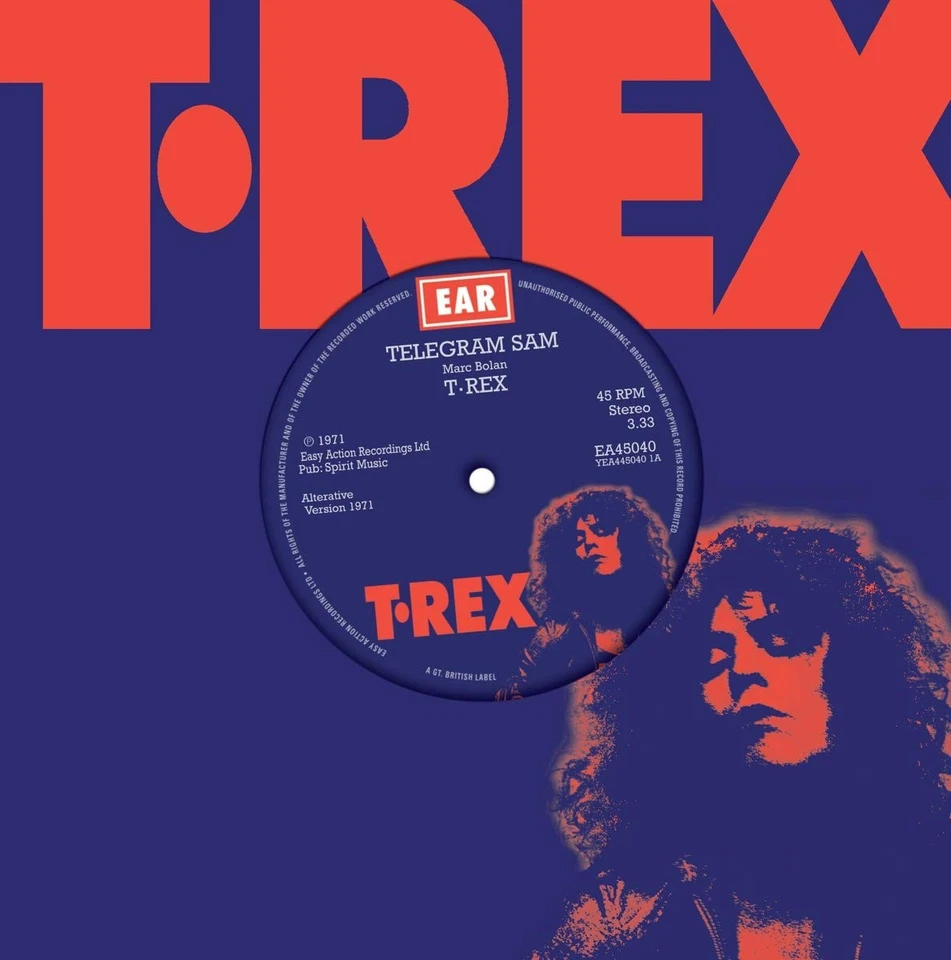 T. Rex Telegram Sam / Baby Strange 7 Inch Vinyl EA45040 NEW - Image 1 of 1