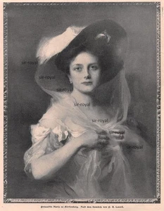 Prinzessin Maria zu Fürstenberg - P.A. Laszlo - 1906 ~18x23cm - Foto 1 di 1