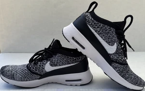 Größe 7 Nike Air Max Thea Ultra Flyknit Oreo weiß und schwarz Damen ohne Karton - Bild 1 von 9