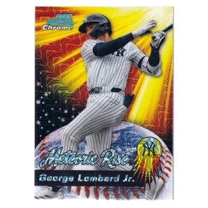 2025 Bowman Chrome Mega Mojo MR-18 George Lombard Jr Meteoric Rise Yankees - Picture 1 of 3