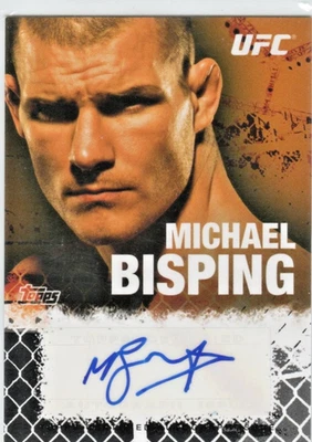 2010 Topps UFC Series 4 - Fighter Autographs Michael Bisping #FA-MB (AU) - Image 1 of 2