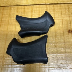 Cubiertas para capó de palanca de bicicleta Shimano (negro) - Imagen 1 de 12