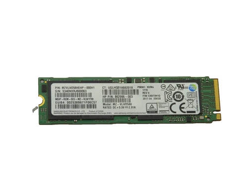 Samsung PM961 256GB NVMe M.2 SSD Solid State Drive MZVLW256HEHP-000H1 862996-003 - Image 1 of 1
