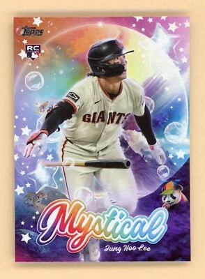 Jung Hoo Lee - 2024 Topps Update - Rookie - Mystical #MYS19 - Giants - Image 1 of 2