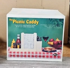 "PICNIC CADDY" JO-BAR INC DESIGNS PINK - Picture 1 of 3
