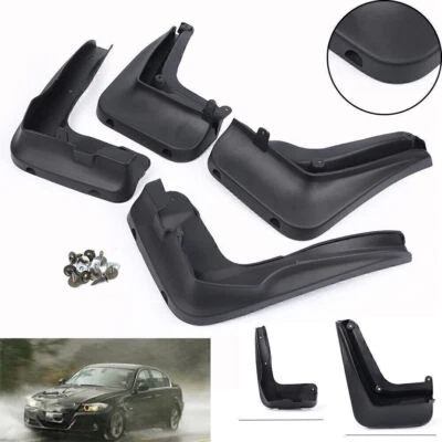 Splash Guards Mudguards Mud Flaps Fenders for BMW 3 Series E90 E91 E92 2008-2011 - Image 1 of 4